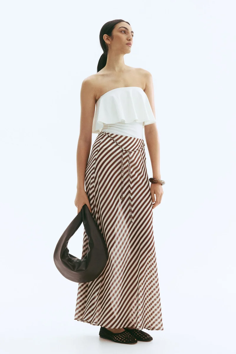 H&M Flounced interlock bandeau top