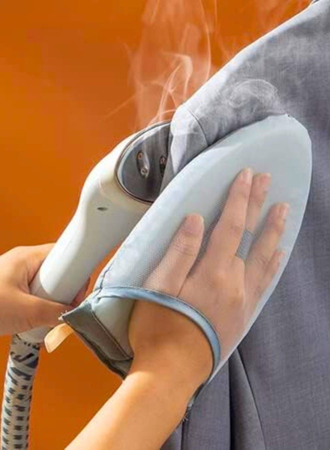 Garment Steamer Ironing Glove, Waterproof Anti Steam Mitt with Finger Loop, Complete Care Protective Garment Steaming Mitt, Garment Steamer Accessories for Clothes (Pointy) - Image 2