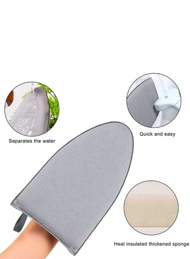 Garment Steamer Ironing Glove, Waterproof Anti Steam Mitt with Finger Loop, Complete Care Protective Garment Steaming Mitt, Garment Steamer Accessories for Clothes (Pointy) - Image 5