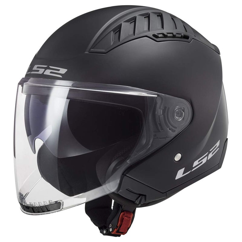 LS2 Helmets Copter Open Face Helmet (Matte Black - Small) - Image 3