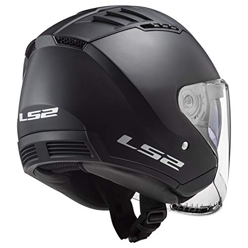 LS2 Helmets Copter Open Face Helmet (Matte Black - Small) - Image 2