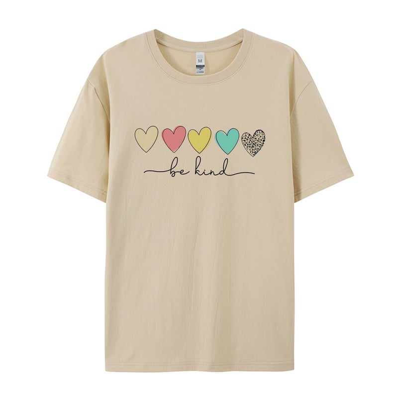 Cotton Code Be Kind Love Ladies Blessing T-Shirt Ladies Short Sleeve - Image 1