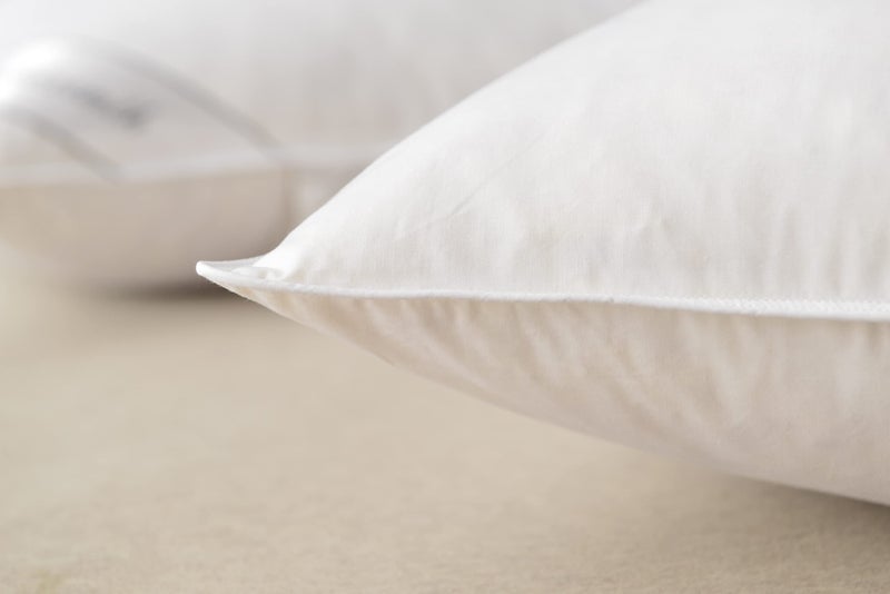 Eastwarmth Goose Down & Feather Pair Pillows Insert for Side and Back Sleepers White Color,100% Soft Cotton King 20x36in - Image 4