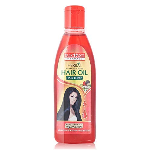 Panchvati Herbals Hair Oil Promotes Thick, Healthy And Shining Hair. Controls Thinning Of Hair Supports Hair Growth Pack Of 3, 300 Ml - Image 2
