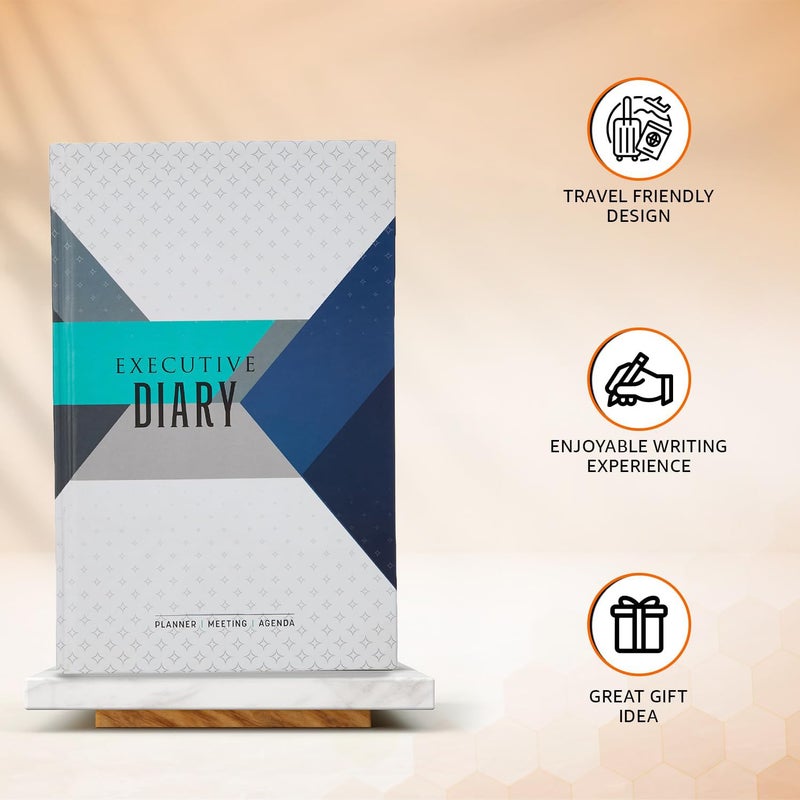 COI Undated 2025 Diary | Hard Bound Daily & Yearly Personal Organizer | For Him & Her | Goal Setting & Productivity Tools - Image 3