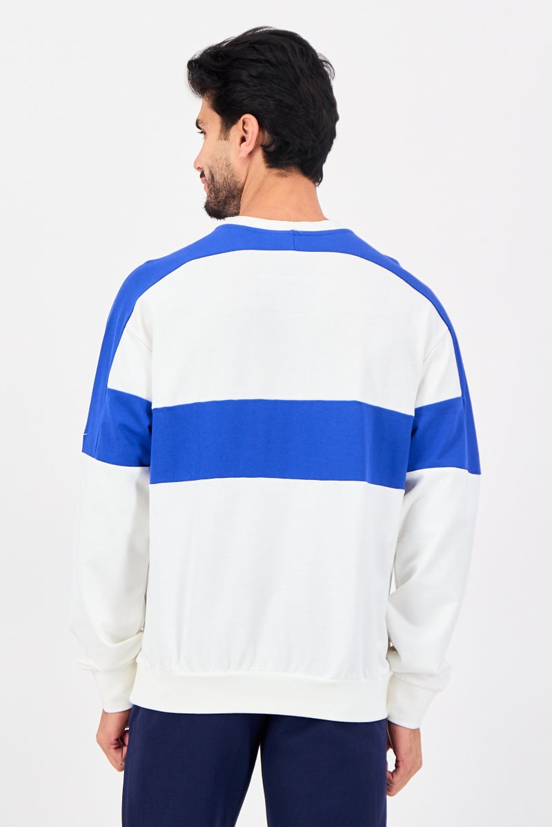 VANS Men Sportswear Fit Long Sleeve Outdoor Sweatshirt, White - Image 2