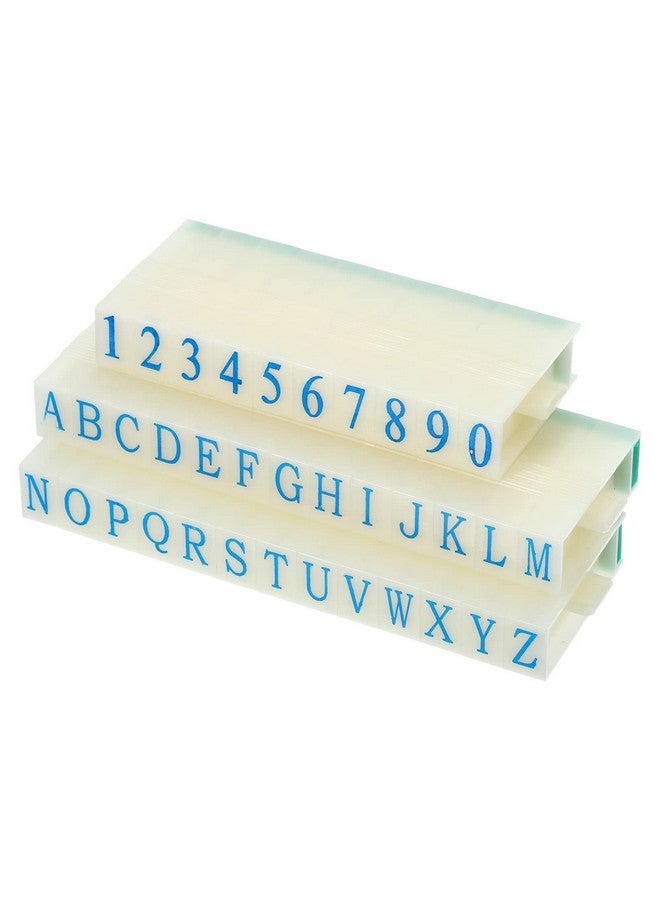 PATIKIL Detachable Number Letter Stamp 9Mm Plastic 9+26 Digits Font Size 3 Numeral 09 Alphabet Az Combination Set For Card Tag Scrapbook Craft Making Teaching - Image 1