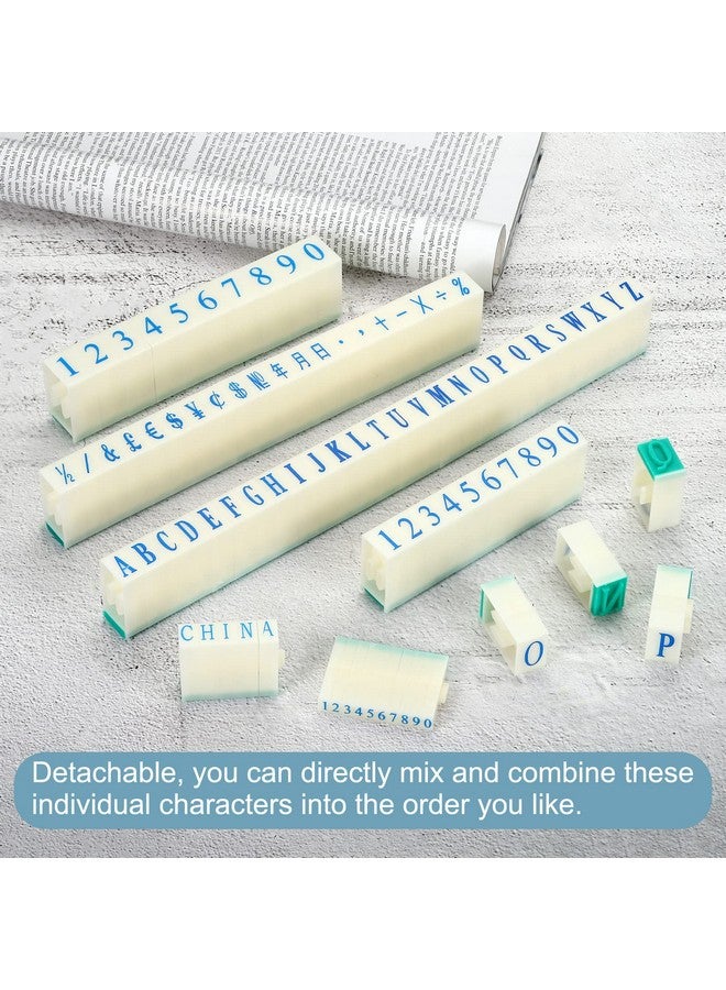 PATIKIL Detachable Number Letter Stamp 9Mm Plastic 9+26 Digits Font Size 3 Numeral 09 Alphabet Az Combination Set For Card Tag Scrapbook Craft Making Teaching - Image 5