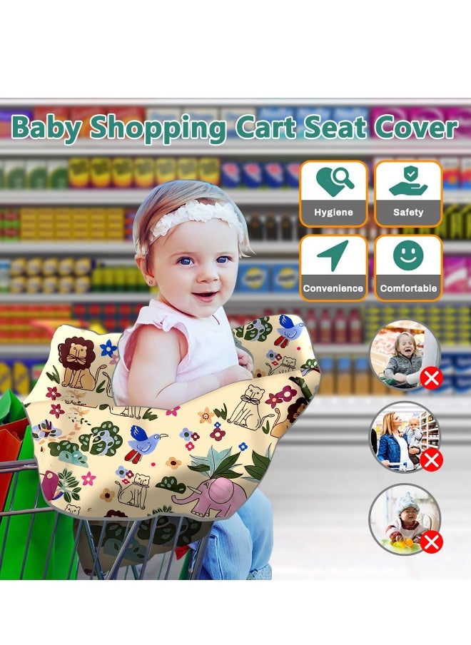Generic Shopping Cart Cover for Baby, Multifunctional 2-in-1 Baby Shopping Cart Cover, AntiSlip Babies Shopping Cart Cover, Baby Items Gift for Boys Girls, Free tote bag  - Image 2