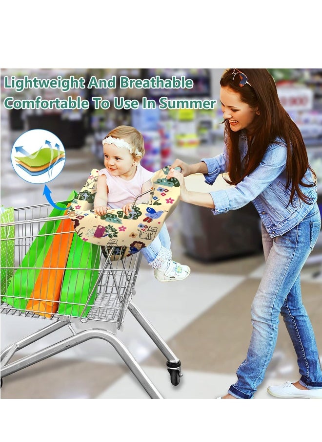 Generic Shopping Cart Cover for Baby, Multifunctional 2-in-1 Baby Shopping Cart Cover, AntiSlip Babies Shopping Cart Cover, Baby Items Gift for Boys Girls, Free tote bag  - Image 3