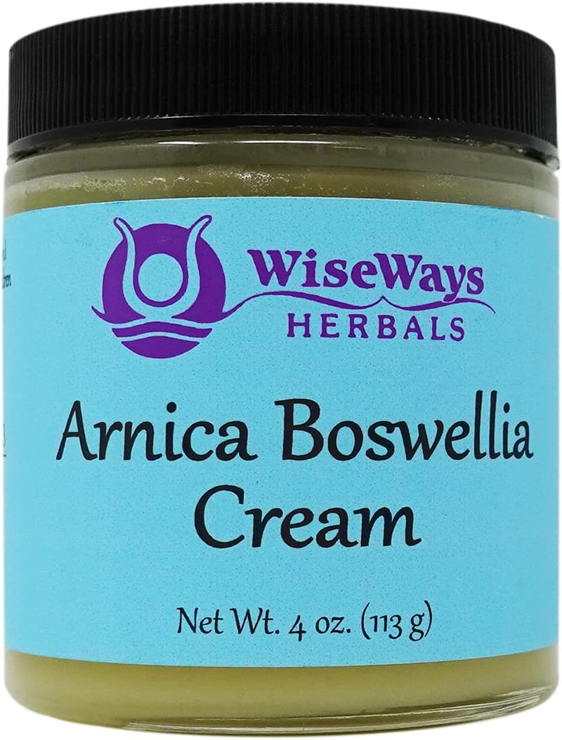 Wise Ways Herbals Arnica Boswellia Cream 4 oz - Natural Skin Care Salve for Healthy Muscles - Image 1