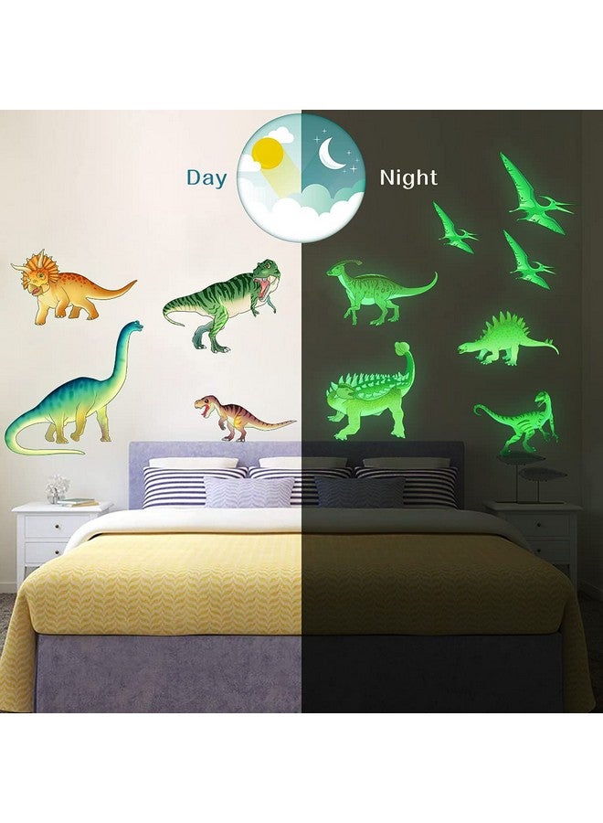 mesu Dinosaur Glow In The Dark Stickers Luminous Wall Decals Ceiling Decor For Boys Room Nursery Kids Gift Dinosaur - Image 3