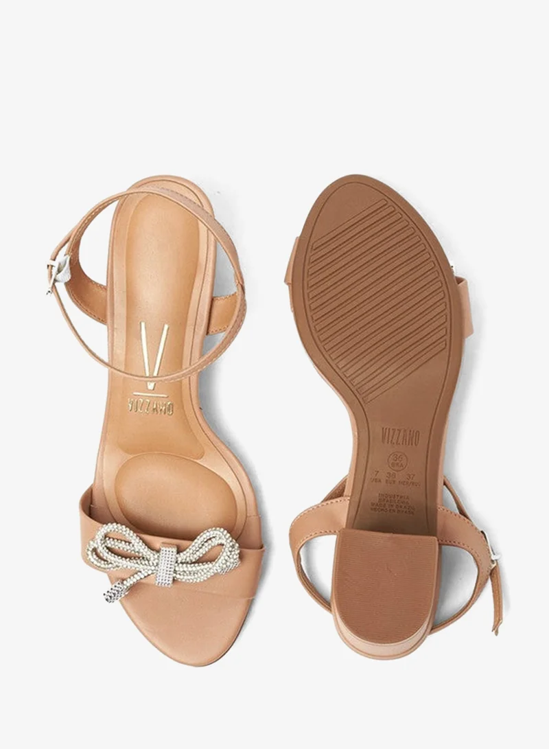 Vizzano Nude Sandals for Women with Back Strap – Stylish & Supportive sling Back Ladies Sandals for Women | Best Price UAE