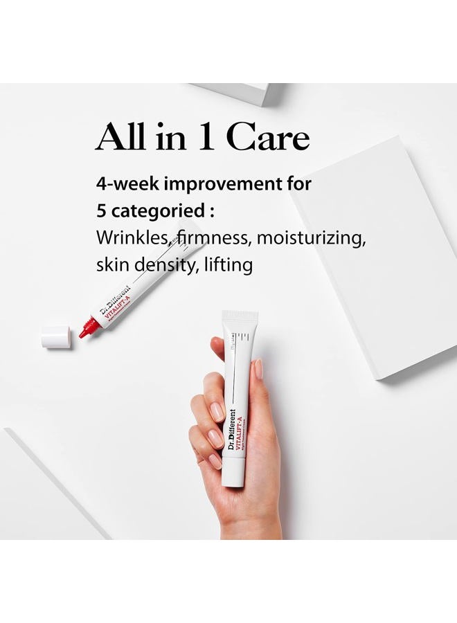 Dr.Different VITALIFT-A Retinal 0.05% - Anti-Aging And Anti-Wrinkle Night Treatment For Lifting And Firming-Face Moisturizer Cream With Vitamin A & Hyaluronic Acid, 0.7oz. - Image 3