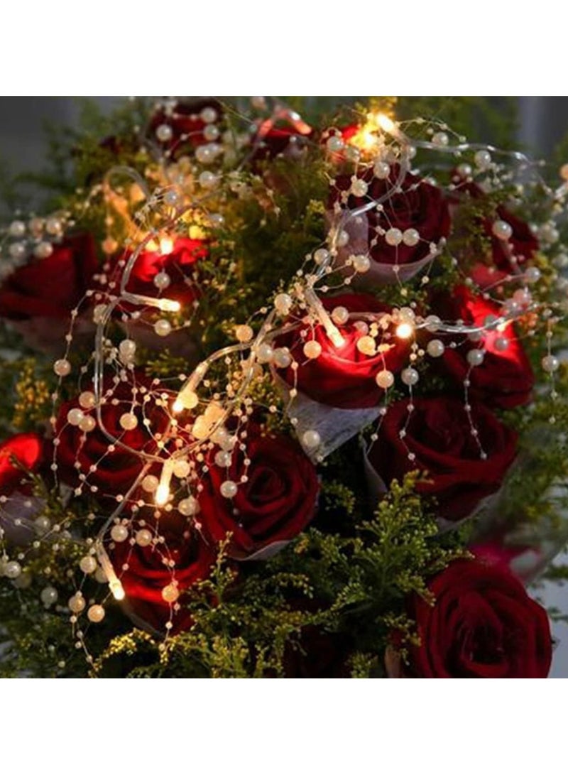 TAPIT Christmas Decoration Garland Lights Cordless Berry Beaded Lighting Garland Christmas Decorations for Indoor Outdoor Home Mantel Fireplace Holiday Party Decor 30LED Christmas Decor (3m)  - Image 5