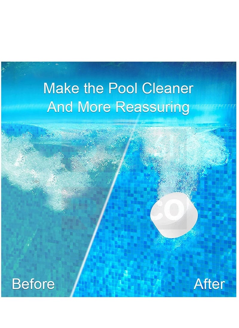 RACO - RACO Swimming Pool Chlorine Tablet Multi Functional Slow Dissolving Long Lasting Disinfection Treatment 250grm 4 Tablets - Image 1