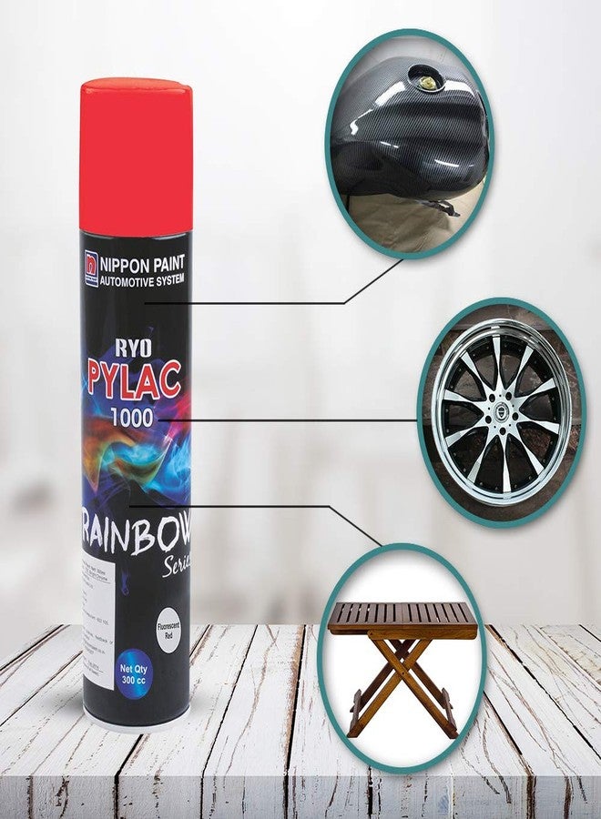Nippon Paint طلاء نيبون RINY147608، أحمر فلورسنت 300 مل - Image 3