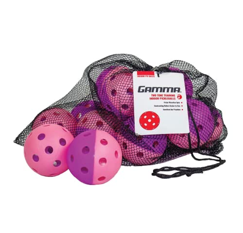 GAMMA Two Tone Recreation Training Indoor Pickleball 12/Pk - Image 1