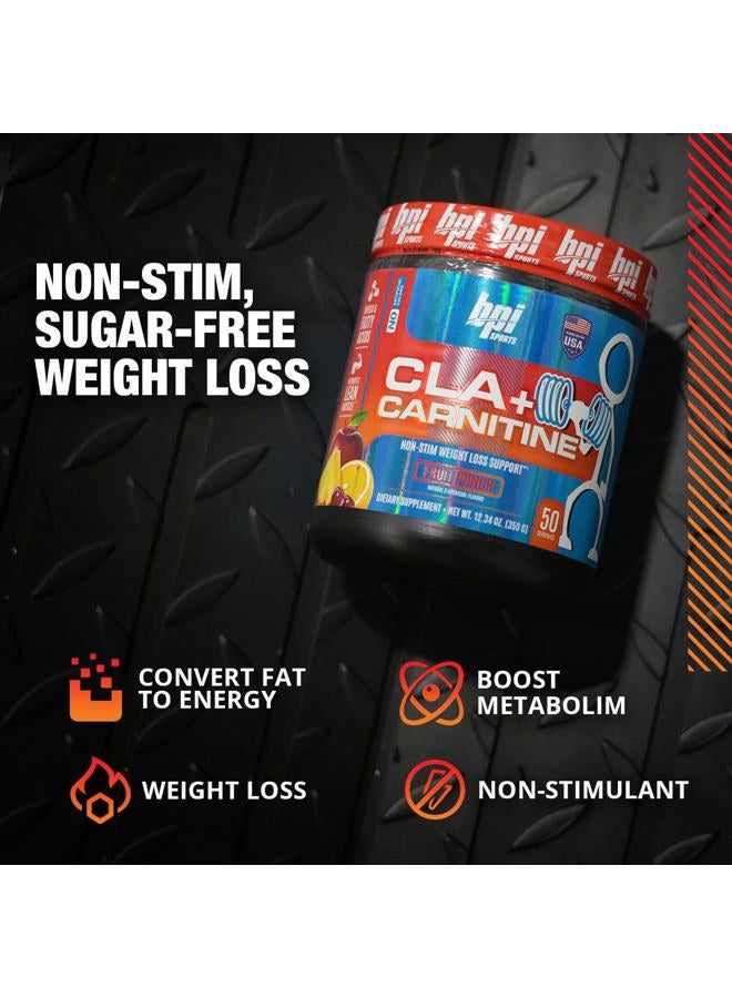 Life Extension CLA + Carnitine – Conjugated Linoleic Acid – Weight Loss Formula – Metabolism, Performance, Lean Muscle – Caffeine Free – For Men & Women – Fruit Punch – 50 servings – 12.34 oz - Image 2