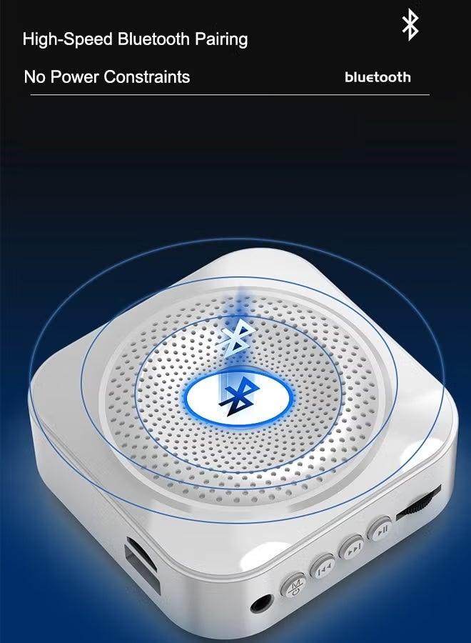 Vixplorn Bluetooth voice amplifier, wired microphone speaker, portable amplifier, supports USB drives and TF cards, suitable for teachers, tour guides, etc. - Image 3