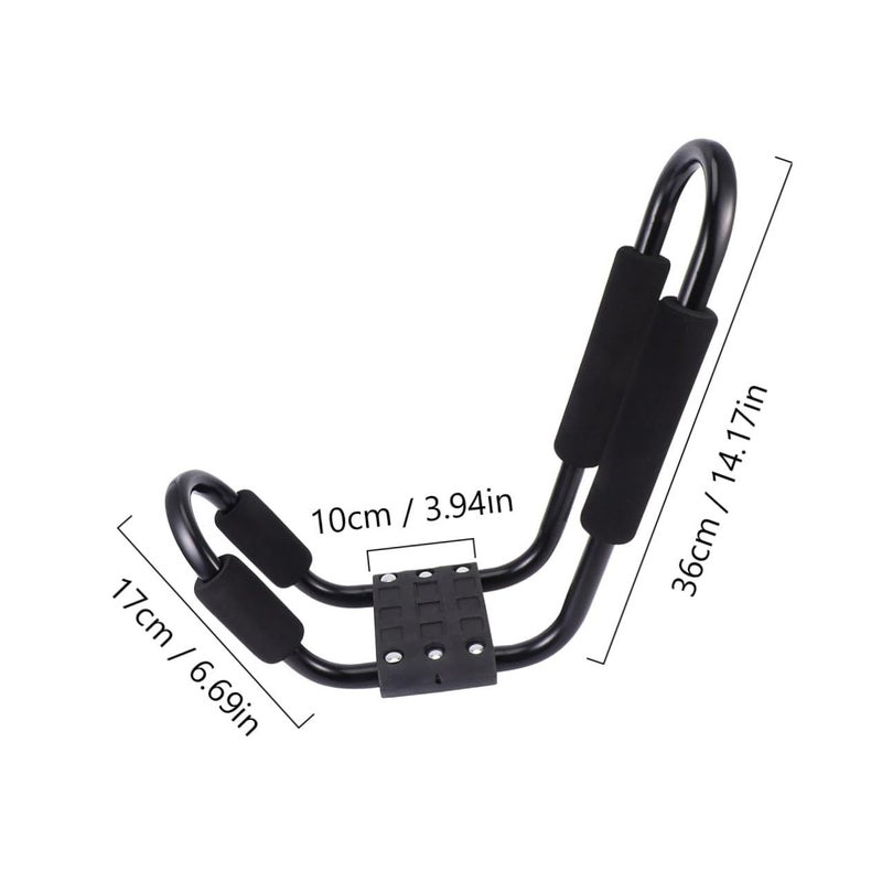 2 Pcs Detachable J Shaped Kayak Carrier For Car SUV Truck Roof Rack Crossbars - Image 3