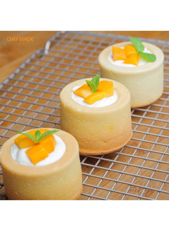 CHEFMADE WK9051 صينية كعك مافن غير لاصقة بسعة 6 أكواب - Image 3