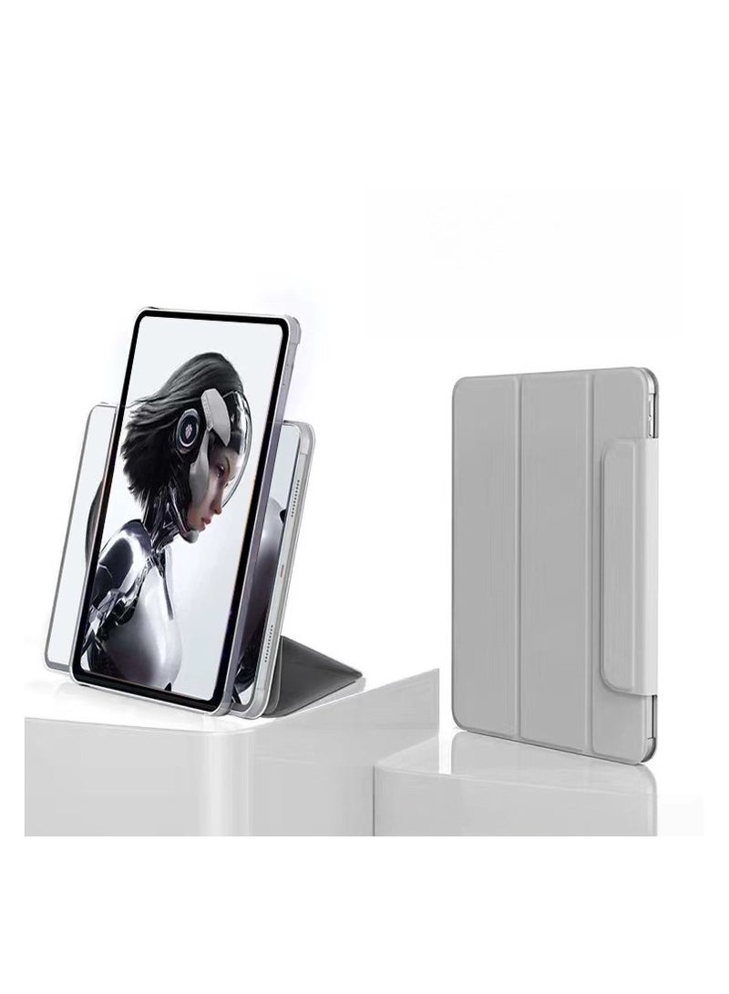 عام "حافظة واقية متوافقة مع لوح Red Magic Pad 3 Pro مقاس 9.06 بوصة (2025) [بدعم القلم] - غطاء ثلاثي الطيات مغناطيسي قابل للإزالة، خلفية شفافة غير لامعة مع وظيفة التشغيل/الإيقاف التلقائي"