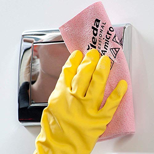 Vileda فيلدا بروفيشونال | قماش ميكروفايبر PVA أحمر | شاموي تنظيف متعدد الاستخدامات | منشفة شاموا صناعية | مواد ناعمة وامتصاصية | عبوة 5 قطع - Image 4