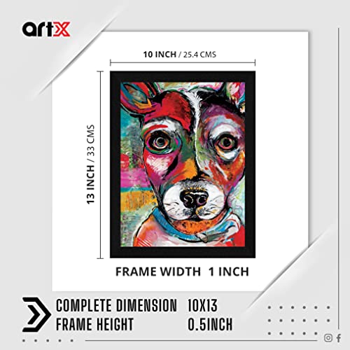 ArtX Paper Dog Face Wall Art, Multicolor, Animal, 10.0 X 13.0 inches, Set of 1 - Image 3