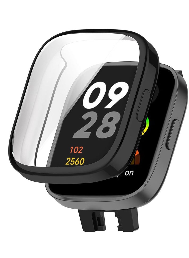 جراب حماية كاملة لساعة شاومي مي ووتش 3 الذكية - اسود  Redmi Watch 3