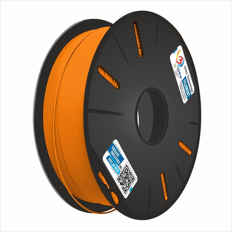 3idea PETG 3D Filament 1.75mm (Orange, 1kg) - Image 1
