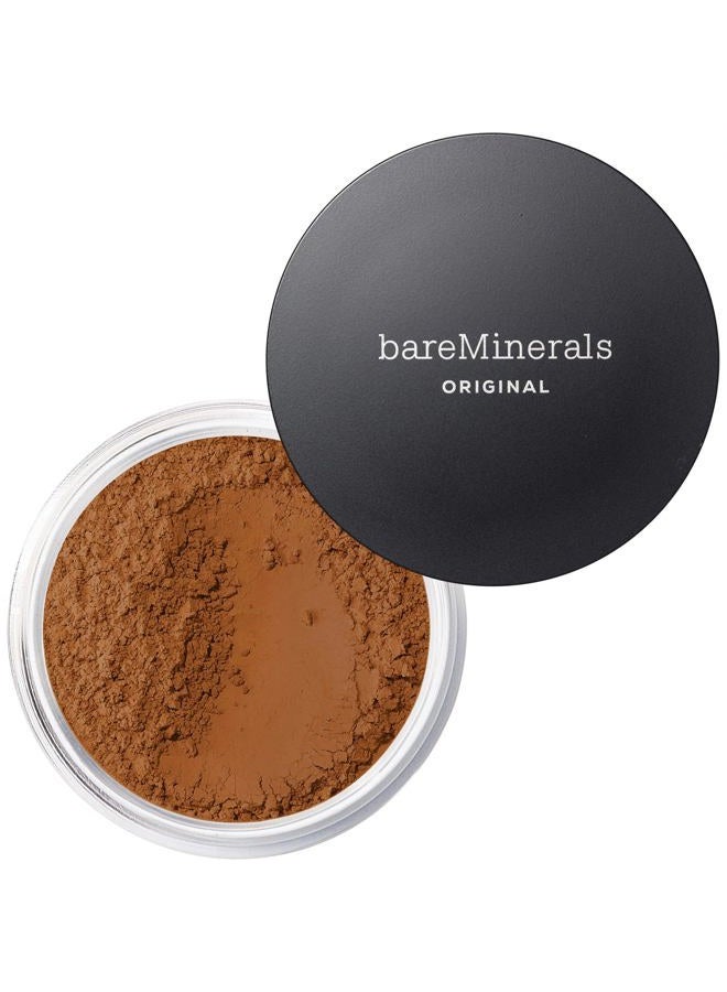 bareMinerals Original Loose Powder Foundation SPF 15, Lightweight Mineral Loose Powder Foundation Makeup, Buildable Coverage, Talc Free, Vegan (Medium Dark 23) - Image 1