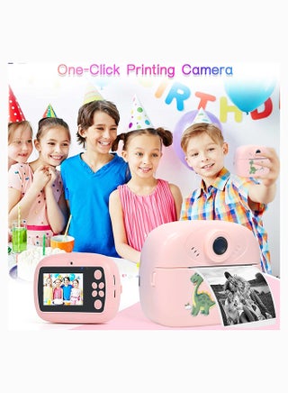 Toyland Snap & Print Kids Camera - Instant Print Thermal Camera for Children with 2 Extra Rolls - Black & White Inkless Digital Photo Printer Toy - Assorted Colours - view 2