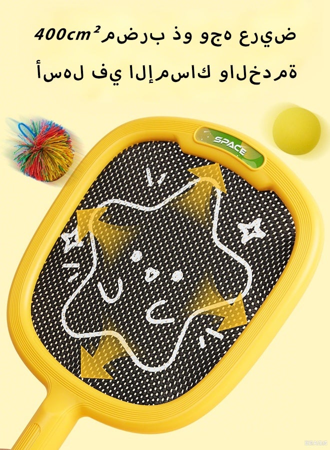 BEBEGO children's elastic racket - indoor and outdoor sports toys, tennis and badminton training set, baby educational toys for 2 3 4 5 6 7 year old kids - Image 3