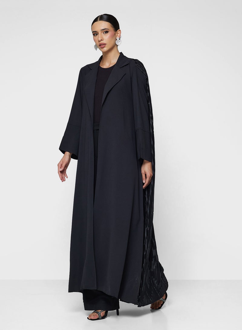 Khizana Abaya With Black Pleat - Image 4