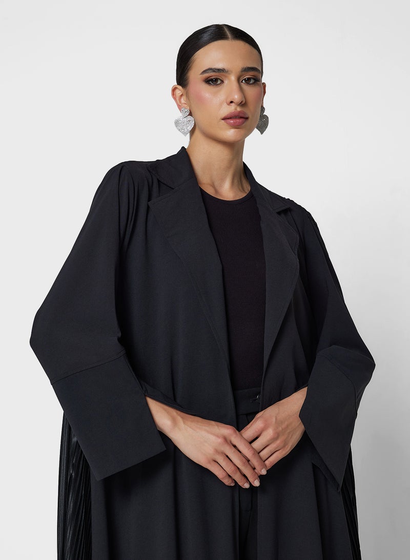 Khizana Abaya With Black Pleat - Image 3