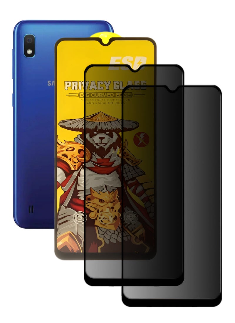 ESD 2 Pieces Tempered Dustproof Glass Screen Protector Compatible For Samsung Galaxy A10 - Image 1