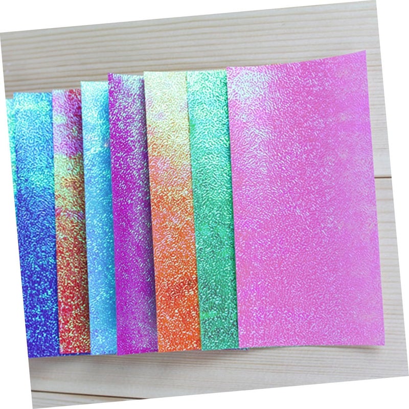 Veemoon 50pcs Pearl Colored Folding Paper for DIY Crafts Shining Origami Paper with Random Glitter Colors Double-sided Handmade for Card Making and Scrapbooking Random Color - Image 4