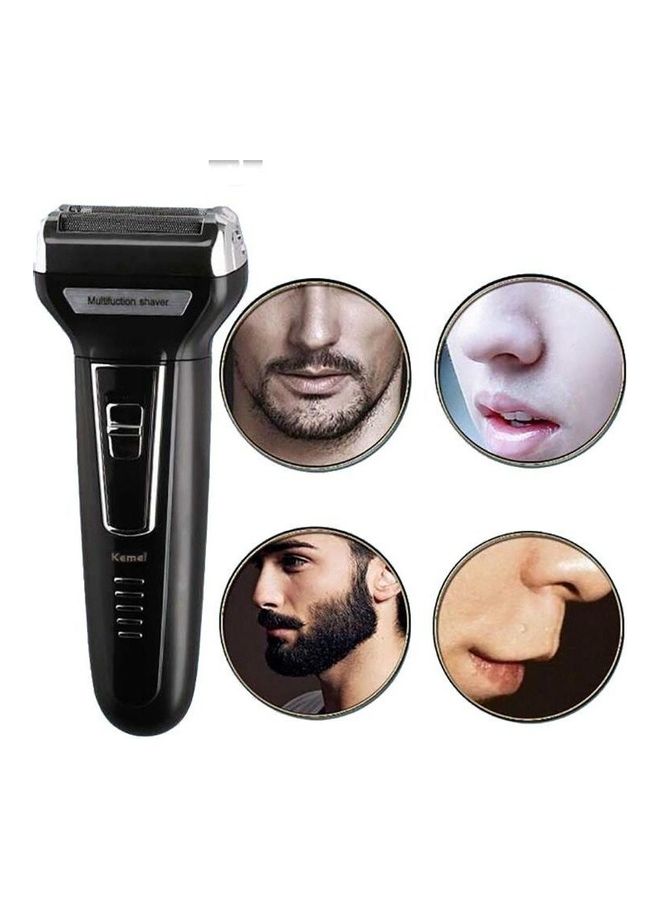 Kemei 3 In 1 Electric Shaver Black - Image 4