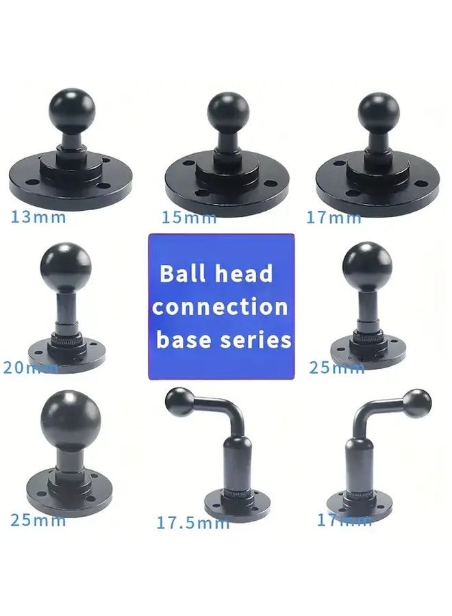 13mm Ball Head Screw 40 Base Aluminum Alloy Adapter For Camera Tripod Motorcycle Mount - Image 2