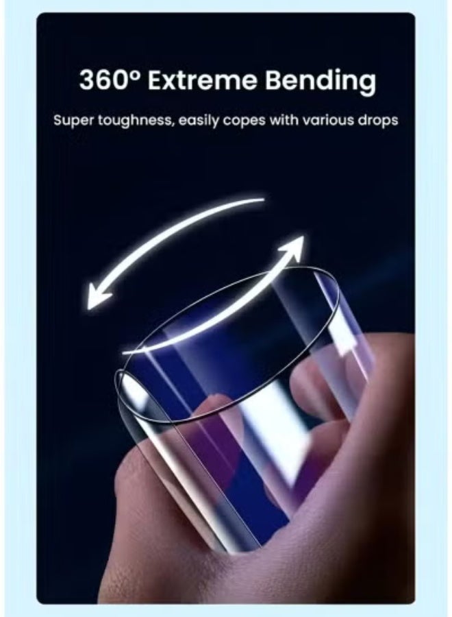 Mlbose Nano Ceramic Anti-Fingerprint Matte Privacy Screen Protector for iPhone 17 Pro Max – 9H Hardness Edge-to-Edge Coverage with Anti-Spy Technology, Scratch Resistant Surface, Smooth Touch Experience, and Durable Black Finish for Ultimate Screen Protection - Image 5