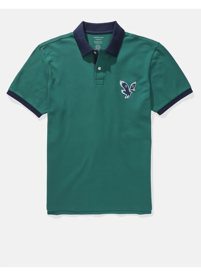 امريكان ايجل AE Pique Polo Shirt