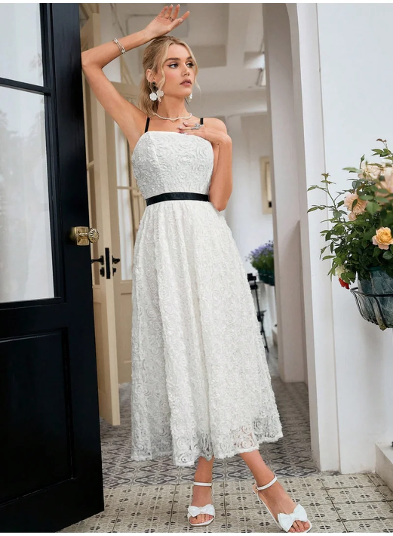 SIMPLEE Women's Summer Elegant DressLight & Comfortable Lightweight Cotton Blend Perfect for Outings