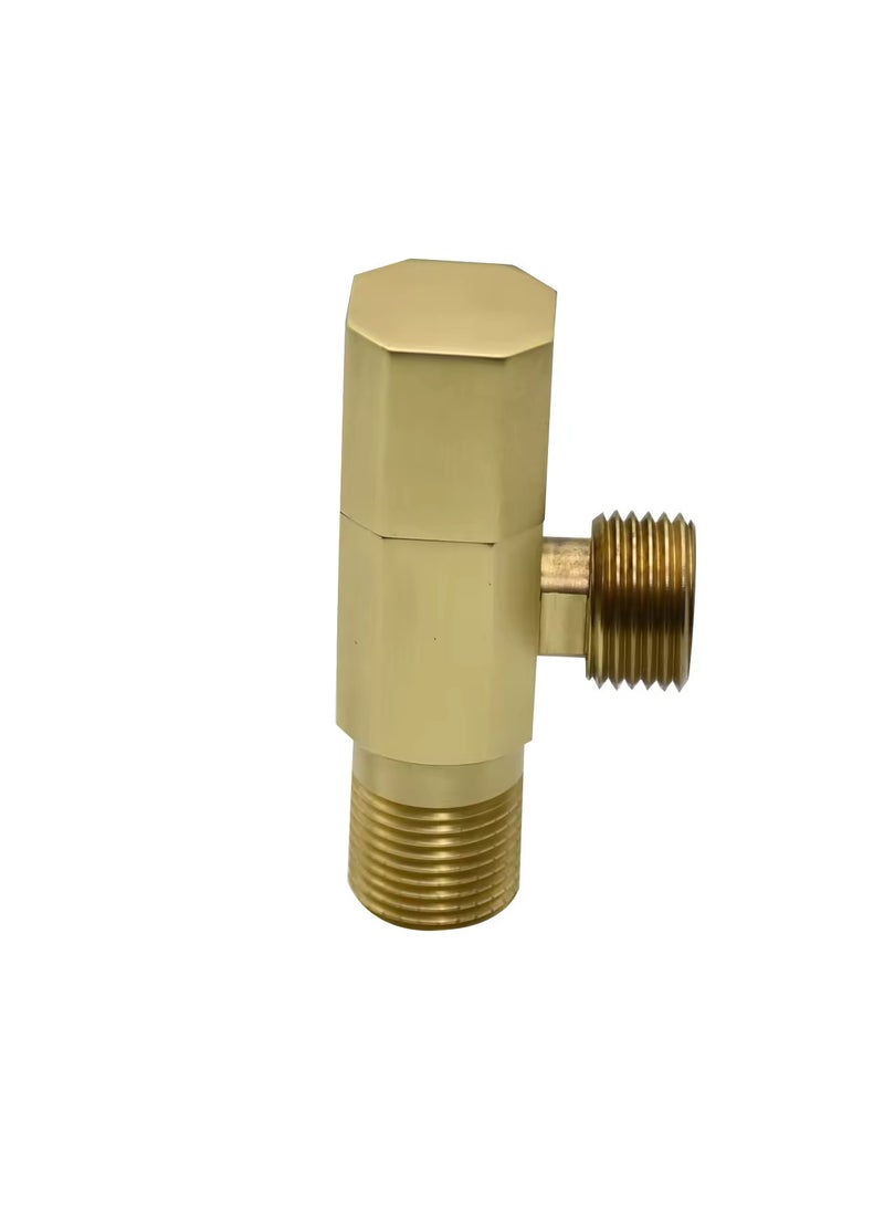 "Brass Corner Valve | Versatile Angle Valve for Bathroom, Toilet, Sink, and Kitchen" - Image 2