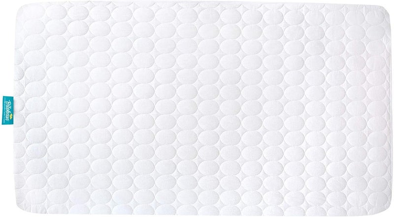 Biloban Crib Mattress Protector Pad Waterproof, Toddler Waterproof Crib Mattress Cover, Machine Washable & Dryer Fit Baby Toddler Bed Mattress Protector (Standard Size 52” x 28”), White - Image 4