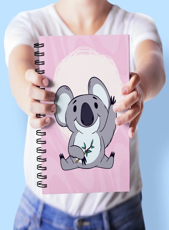 VPRINT QUALITY (Koala) Themed Notebook With Unruled Pages Unruled Diary For Personal Notes Unruled Notepad With Premium Paper Quality Blank Memo Book For Writing Eco-friendly Sketchbook For Travel Sketching - 100 GSM - 160 Pages - (Size A5) - Image 3