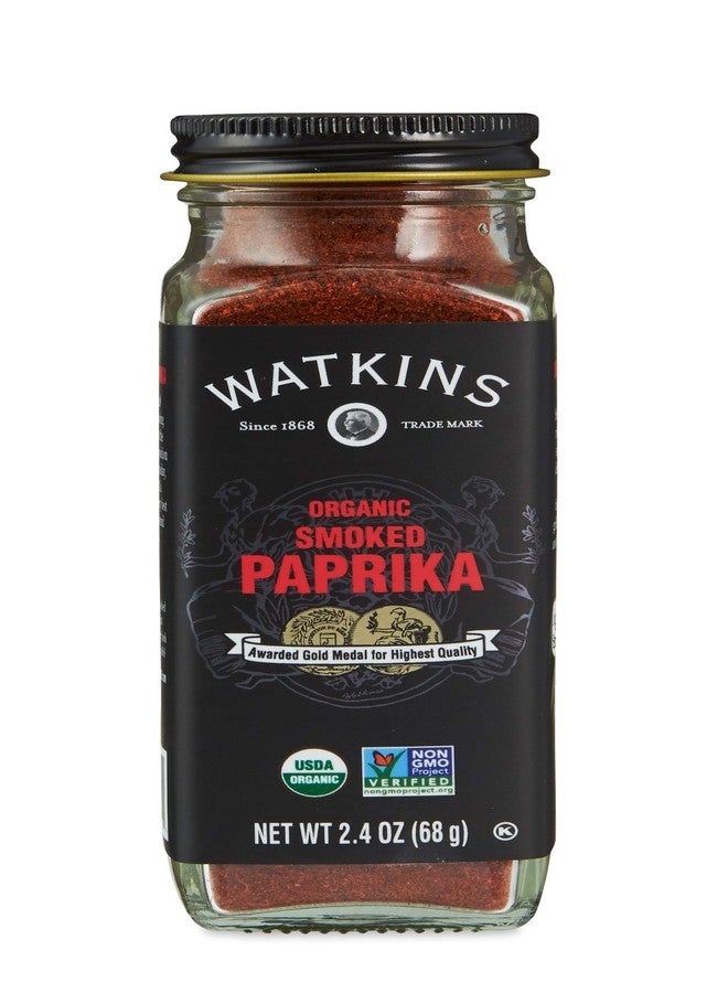 Watkins Gourmet Organic Spice Jar, Smoked Paprika, Non-GMO, Kosher, 2.4 oz. Bottle, 1-Pack - Image 1