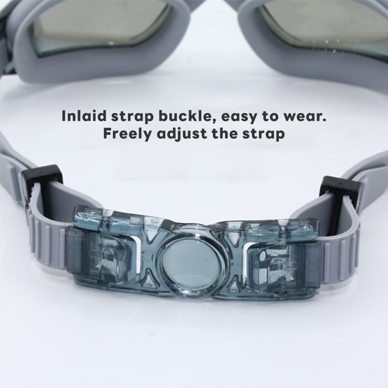 ETG Professional HD Anti-Fog Electroplated Swim Set (Goggles + Cap + Nose Clip + Earplugs) - Image 5
