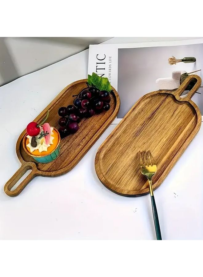 Large Camphorwood Serving Tray With Handles Food Safe Wooden Tray Madoka - Image 3