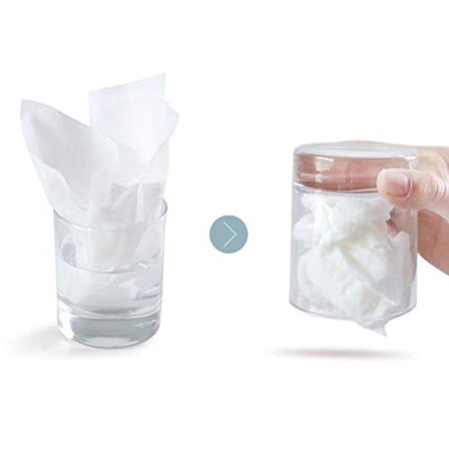 M's Solutions & Enterprises Nonwoven Disposable 12 X 12 Inches White Multipurpose Napkins for Salon, Hotel, Spa, Beauty Parlor, Kitchen, New Born Baby, Makeup Remover Pack of 50 Pieces - Image 5